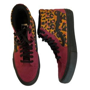 VANS | Sk8 Hi Pro Skateboard Hightop Sneakers Leopard Unisex Mens 10 Womens 11.5